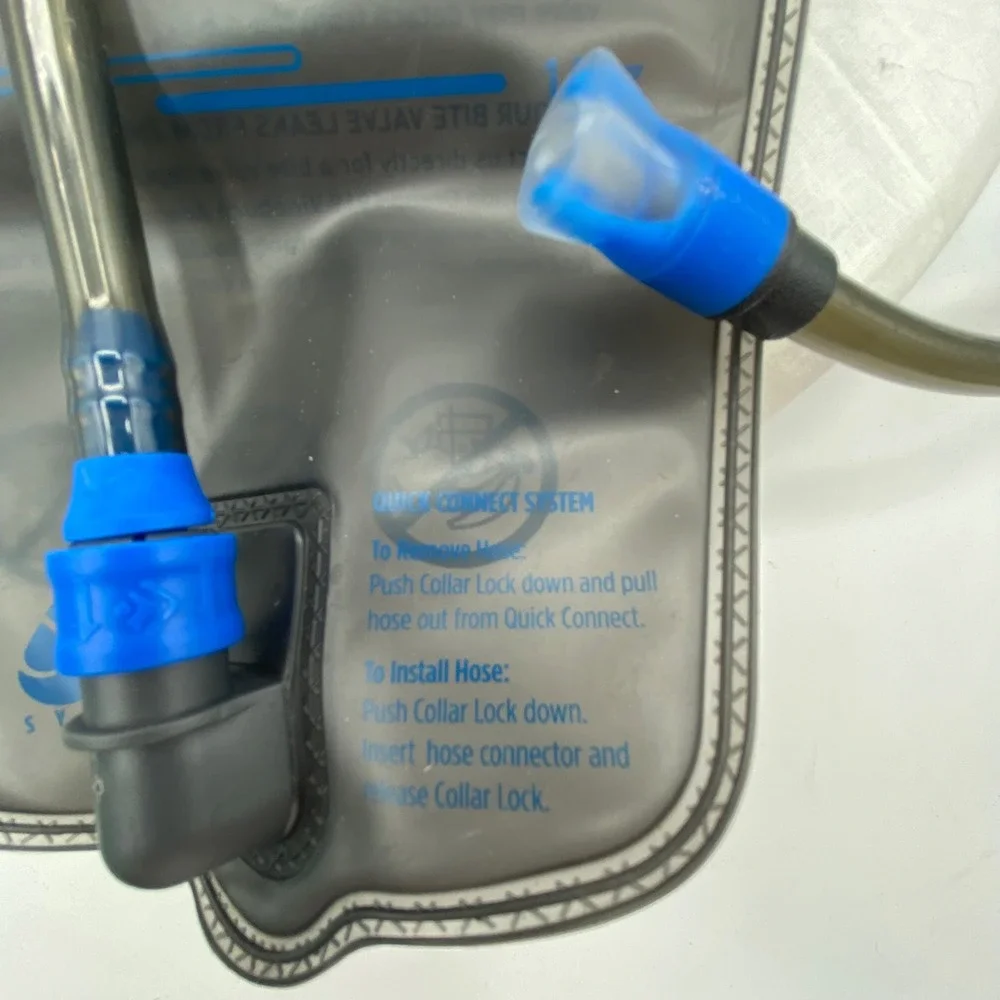 Outdoor Products 2L Hydration Bladder Reservoir Last Drop System Smoke Blue